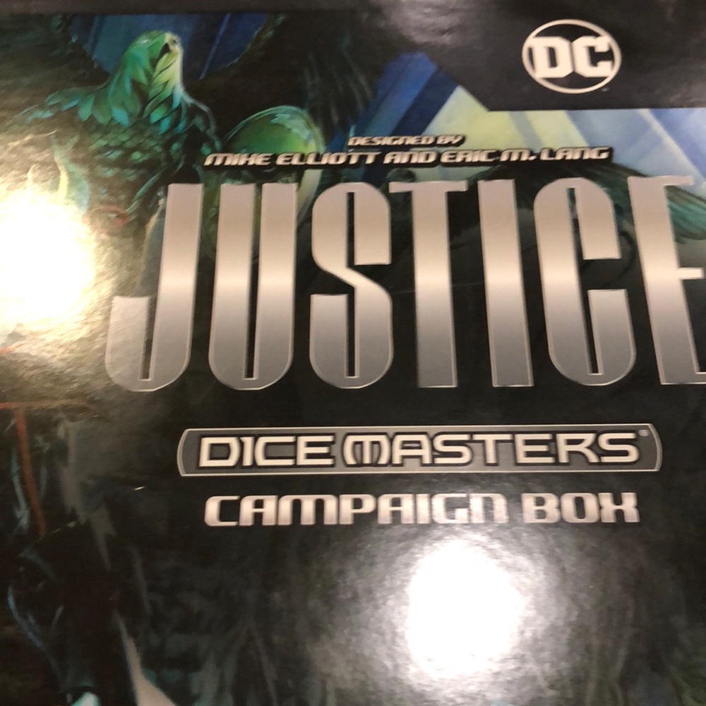 Justice dice master campaign box game
